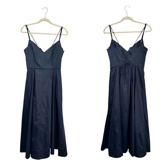 NEW LA LIGNE Evelyn Dress in Midnight dark blue - Picture 9 of 13